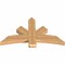 Ekena Millwork Alberta Smooth Timber Gable Bracket, Western Red Cedar, 48"W x 28"H x 3 1/2"D x 5 1/2"F, 14/12 Pitch GBW048X28X0406ALB00SWR - alternate 2